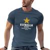 Estrella Damm beer TShirt Unisex t shirt summer t shirts for Unisex pack cotton graphic t shirts for Unisex Tshirt