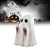 1/2/3/4/6Pcs Halloween Middle Finger Ghost Figurine Mini Spooky Ghost Statue Holiday Party Home Office Desktop Decoration Ornament