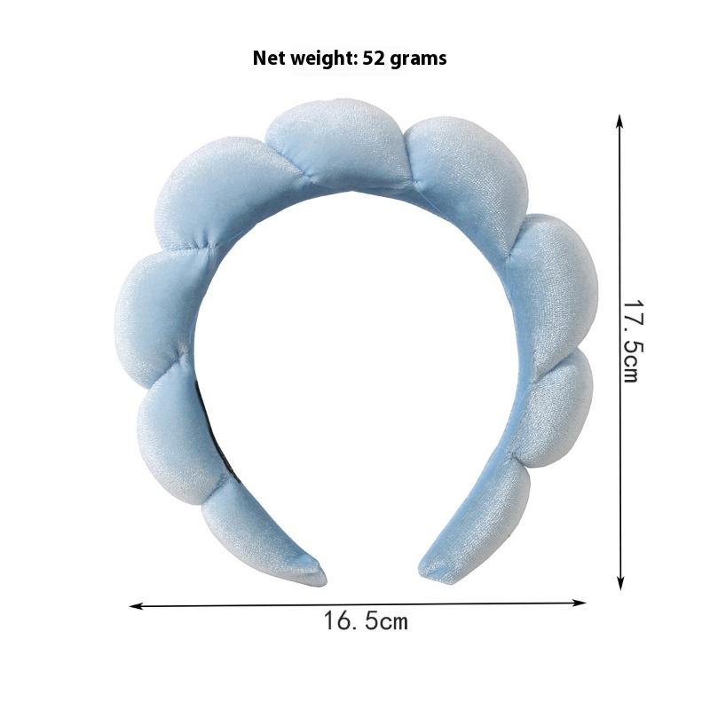 3-piece Sweat-absorbing Wristband Set for Women, Face Wash Headband, Headband and Hair Accessories