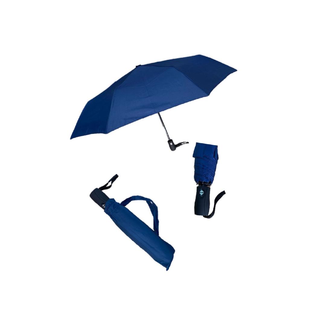 Black Umbrella With Fully Automatic Opening Trap That Does Not Break In The Wind