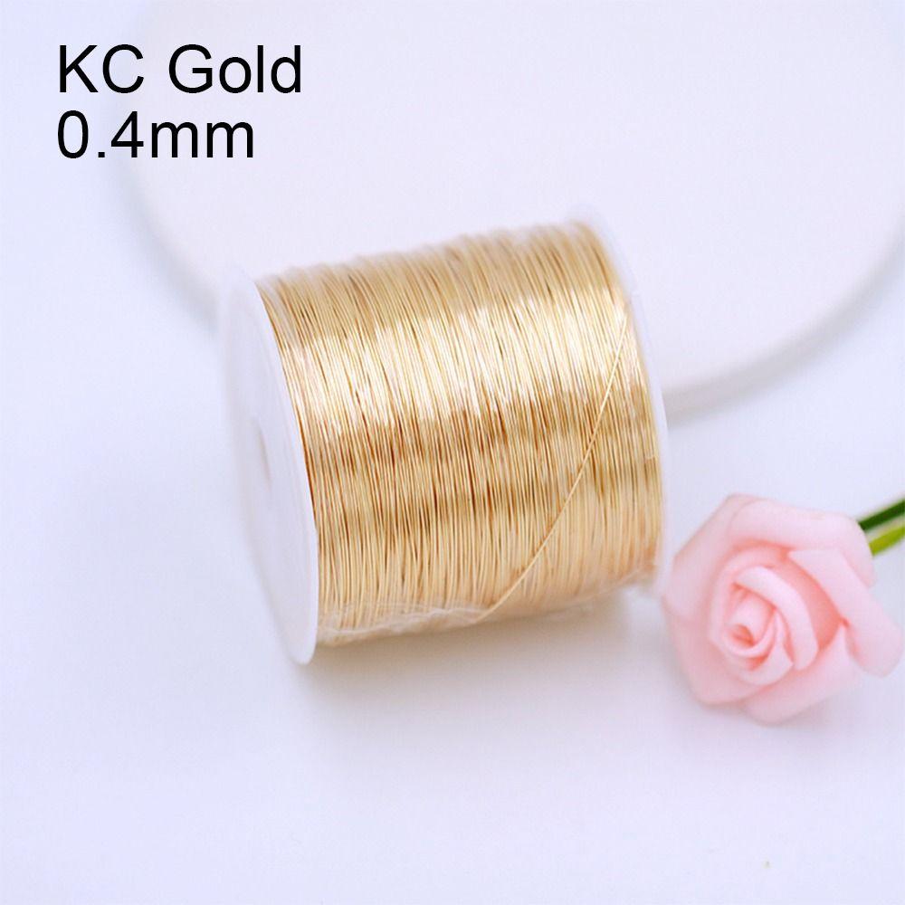 0.3mm 0.4mm Brass Copper Wire DIY Handmade Brass Wire Durable Jewelry Making Wire Jewelry Making