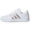 Women's Grand Court Base 'White Platinum Metallic' Women's Sneakers EE7874