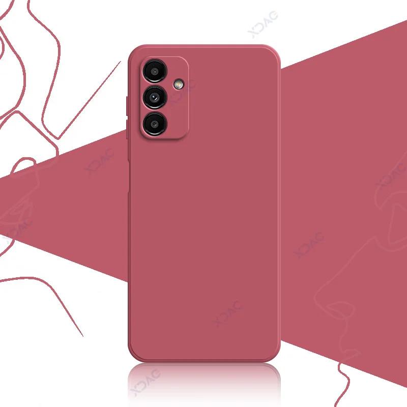 Милые модные силиконовые чехлы для Samsung Galaxy A13 A23 A33 A53 A73 5G SamsungA13 SamsungA23 360 Soft Square Liquid Armor