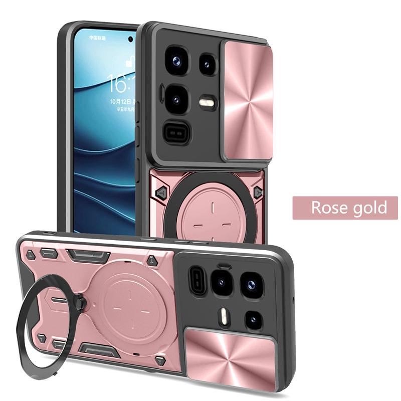 Противоударный чехол-подставка с кольцом для infinix Note 50 Pro 50s 50x 40x Чехол Сдвижная защита камеры Задняя крышка для Infinix Note50Pro Plus