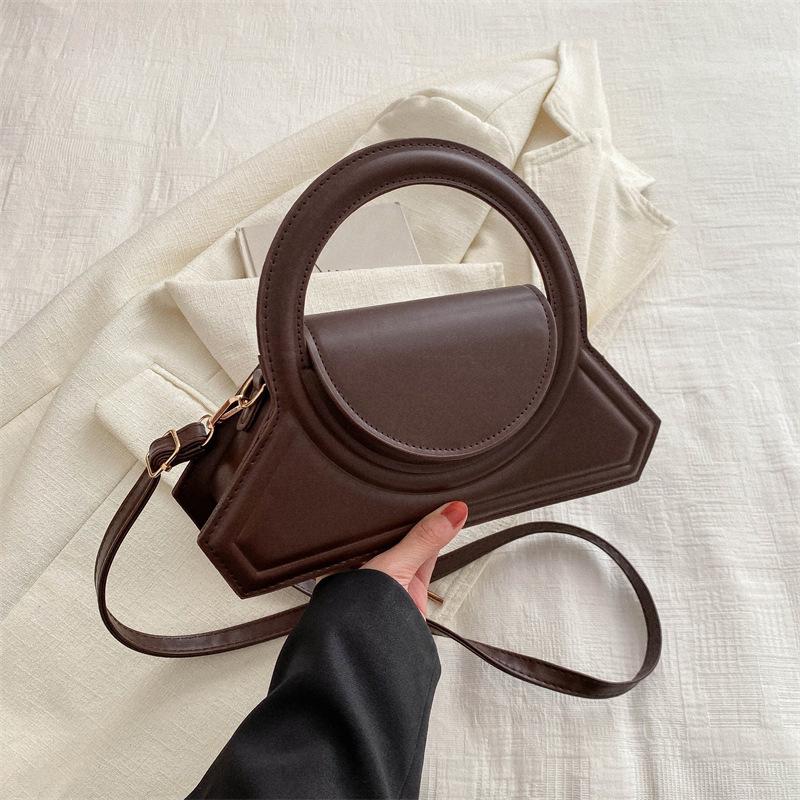 Fashion Female Shoulder Bag Small Square Bags for Women Pure Color Vintage Crossbody Bags PU Leather Messenger Handbags