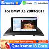 Srnubi Android Autoradio Pour BMW X3 E83 2003-2011 Carplay Android Auto Lecteur Multimédia Stéréo Navigation GPS DVD Unité Principale