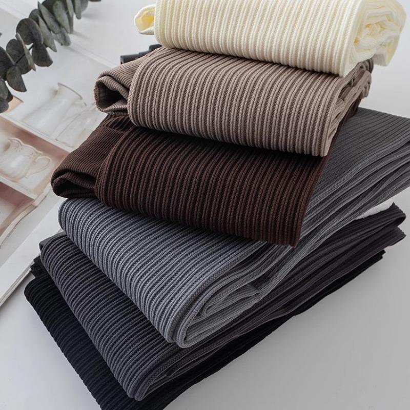 Вязаные чулки в рубчик, колготки для женщин, сексуальные прозрачные полосатые колготки, женские однотонные облегающие цельные летние женские колготки, чулки на ножках, трикотаж