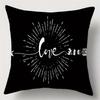Домашний Декор Любовная Тема Геометрический и Спокойный Дизайн Наволочек Чехол для Подушки Подходящий для Дивана Спальни Автомобиля