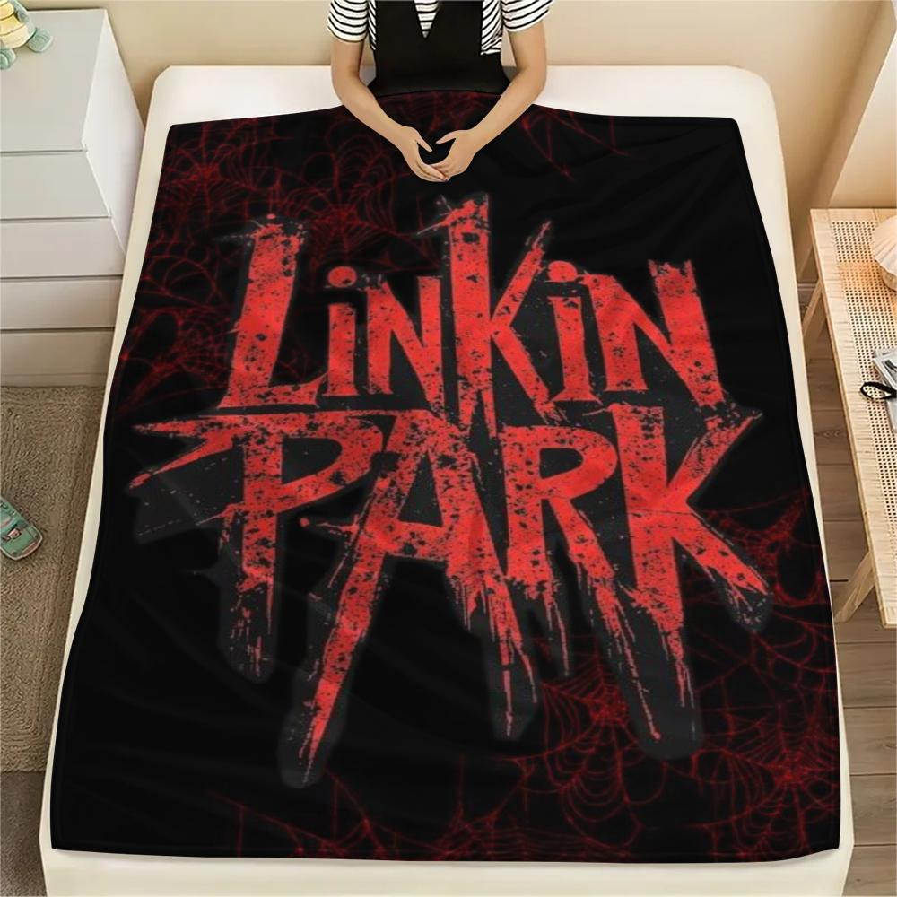 1PC Limp Bizkit Print Flannel Blanket, High quality Comfortable for All Seasons, Home Decor, Warmth and Comfort, Perfect for Christmas Gifts