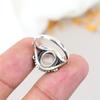 Rose Quartz 925 Sterling Silver Pink Gemstone Handmade Jewelry Bohemian Style Ring For Women
