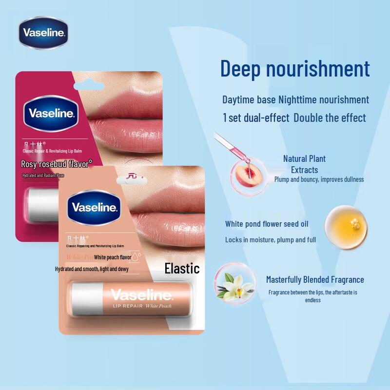 Vaseline Classic Repair Lip Balm Set