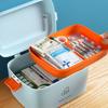 Large Capacity Home Medicine Box Travel Pill Case Simple Storage Box Portable First Aid Kit Container Family Emergency Kit Box