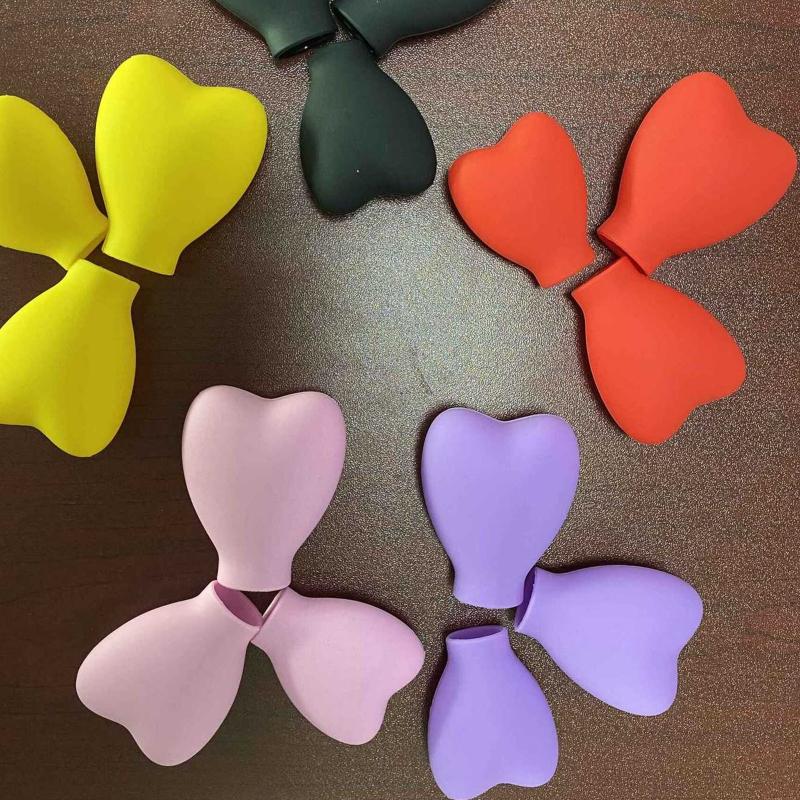 Чехлы для кистей для макияжа 6 шт. Органайзер для кистей для теней для век защитный колпачок для женщин на открытом воздухе путешествия портативные принадлежности в форме сердца