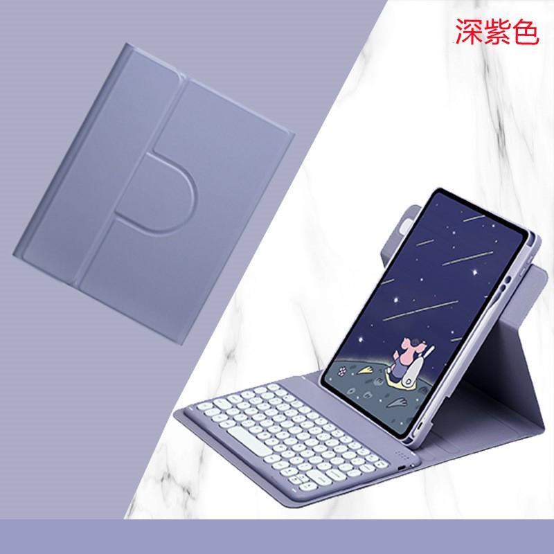 Rotating Acrylic IPad 10th Gen 10.2 Inch Case With Pen Slot Magnetic Bluetooth Keyboard Folio Cover