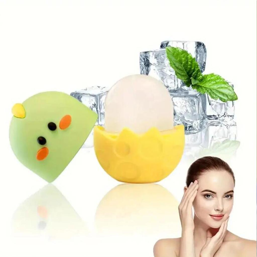 1pc Silicone Ice Portable Facial Massage Roller Skin Care Beauty Lovely Facial Massage Ice Mold Skin Care Tool Perfect Gift.