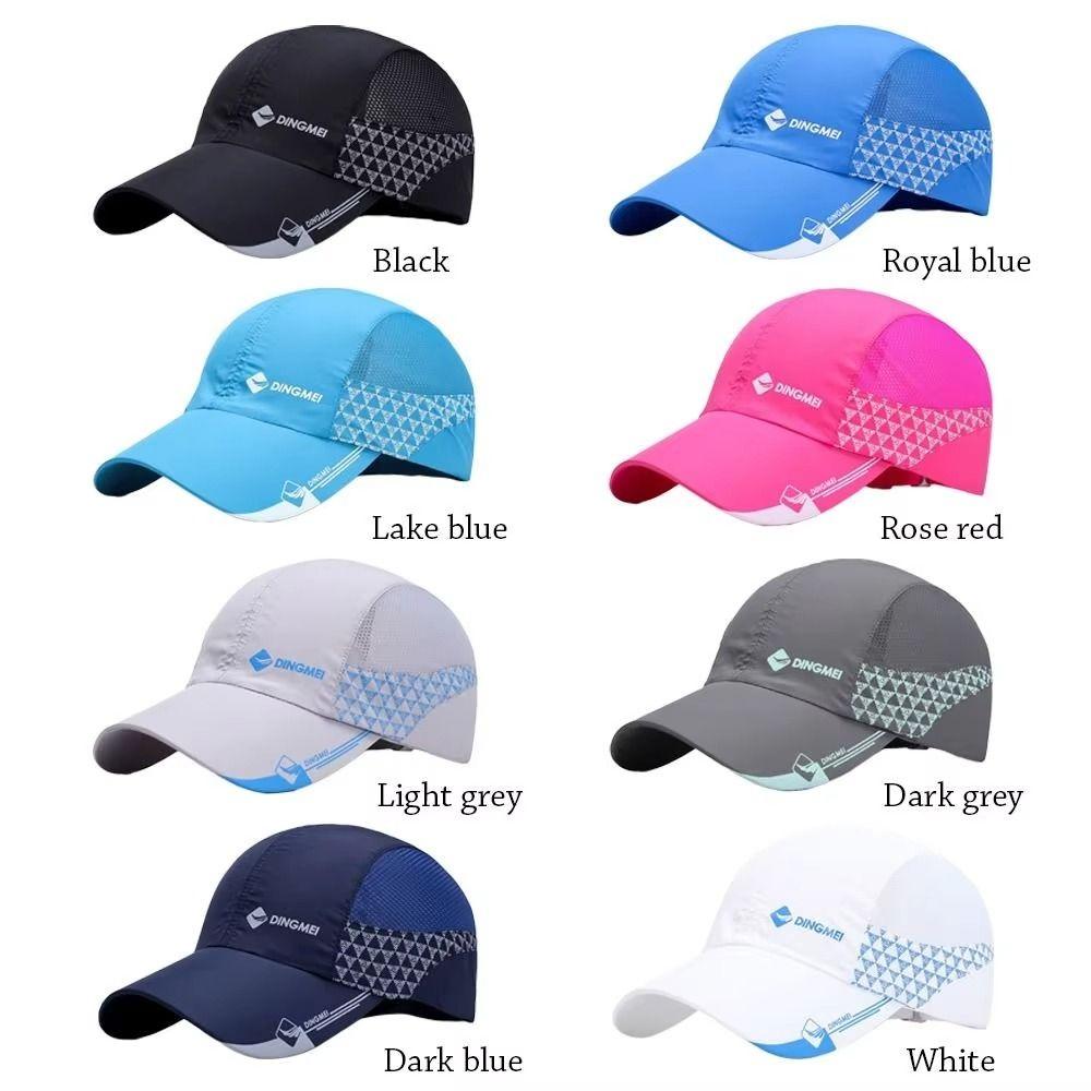 Ultra Thin Sports Baseball Hat Quick Drying Mesh Baseball Cap Fashion Sunscreen Peaked Cap Unisex