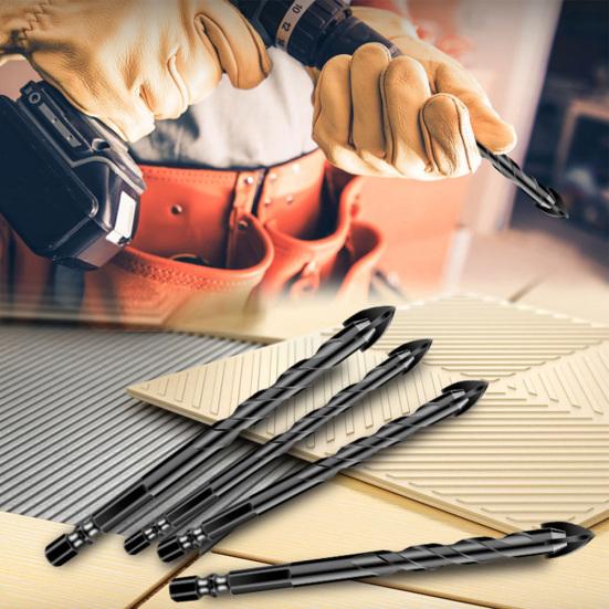 Легированная сталь с шестигранным хвостовиком, стекло, керамика, мрамор, сверло, деревообрабатывающий инструмент