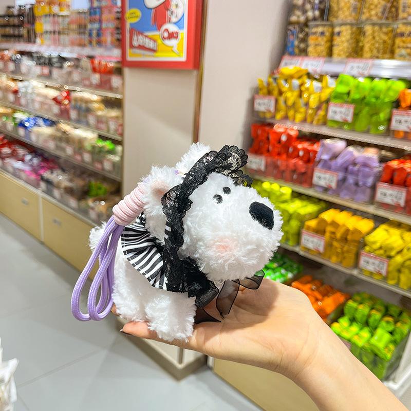 Милый милый щенок Вест-Хайленда плюшевая игрушка кукла мультяшный школьный портфель подвесной орнамент брелок кукла