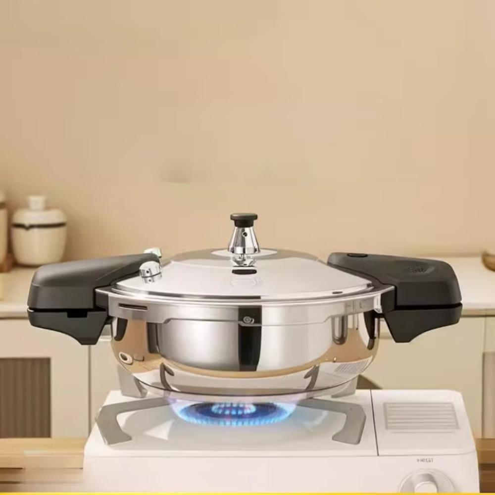 Мини-скороварка с двойной ручкой, утолщенная кастрюля для супа, многофункциональная скороварка, индукционная плита