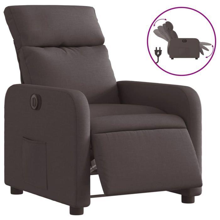 VidaXL Fauteuil Inclinable Électrique, Chaise de Relaxation avec Dossier et Repose-pied Réglables, Siège de Salon Salle de 3206686