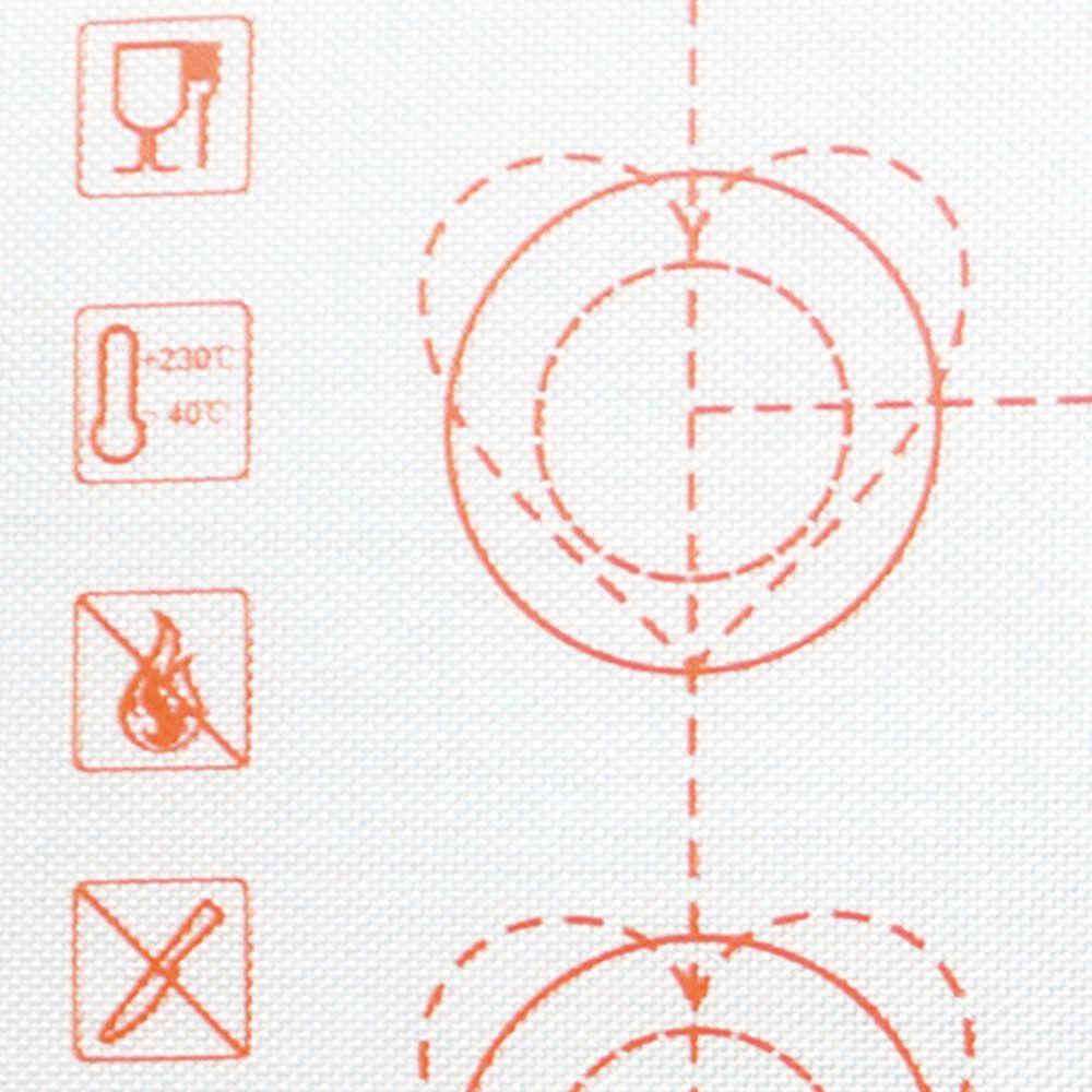 Кулинарные инструменты Силиконовый коврик для выпечки с антипригарным покрытием для раскатывания макарон