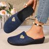 Женская обувь на холсте нового стиля, тапочки, повседневная обувь, универсальная ленивая обувь