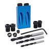 Angle Drilling Kit - AIMOONSA - 15 Degrees - Aluminum - 6/8/10 Mm Bits - Wood Tool