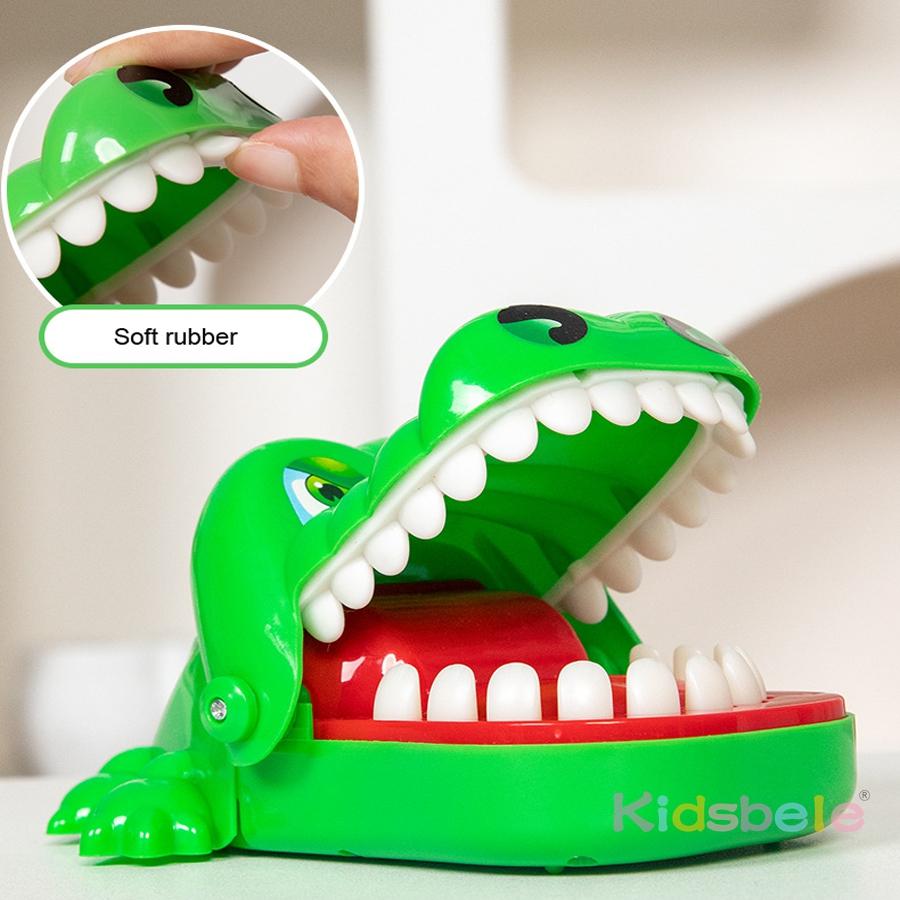 Забавная игра "Крокодил кусается", Игрушка-сюрприз с выпрыгивающими зубами, Интерактивная игра с неожиданной реакцией для детей и родителей