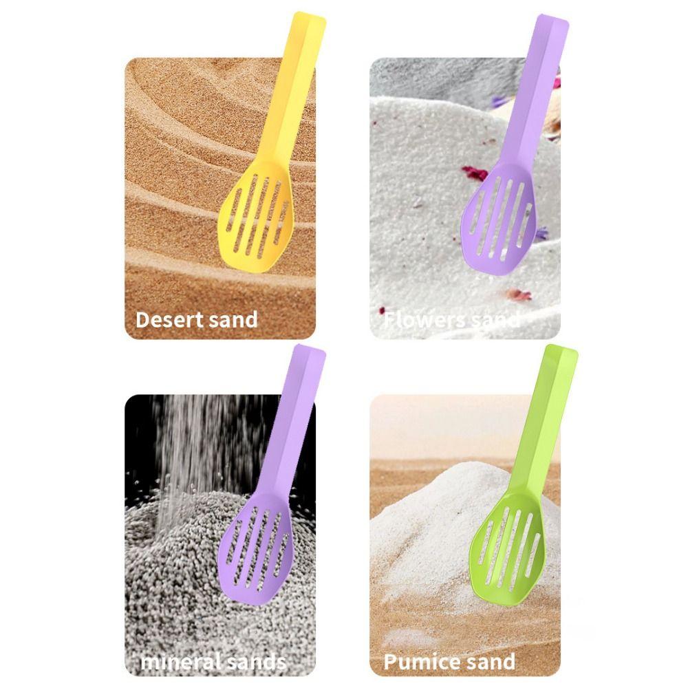 10pcs Wear Resistant Hamster Sand Scoop Plastic Hamster Toilet Cleaning Scoop For Cleaning