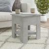 VidaXL Coffee Table Concrete Grey 40x40x42 Cm Engineered Wood