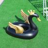Inflatable Float Baby Swimming Circle White/Black Swan Swim Circle Water Fun Toys Children Holiday Water Sport Beach Party Toys