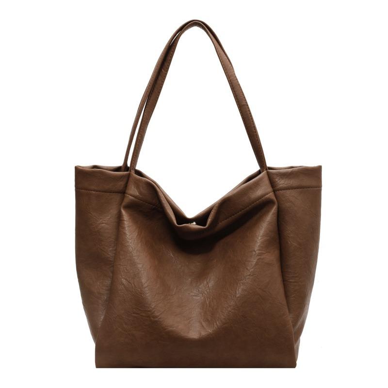 Большая сумка 2024, новинка, винтажная сумка на плечо для отдыха, высокое качество, большая вместительная сумка для поездок на работу