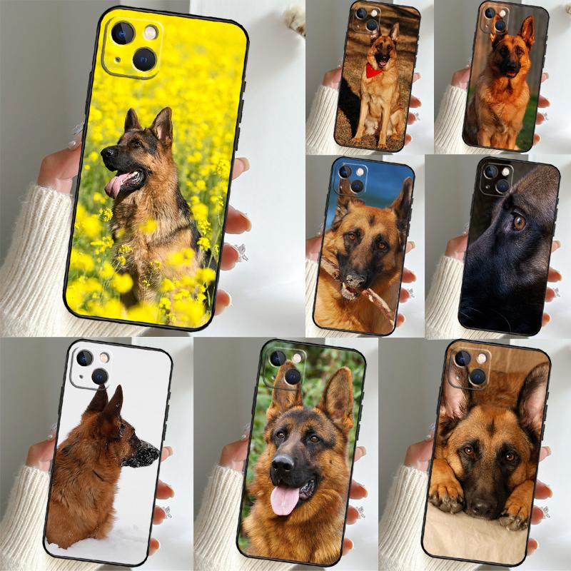 Чехол для телефона Samsung Galaxy S25 S24 S23 Ultra S9 S10 S20 S21 S22 Plus S23 FE S25 FE с изображением Немецкой овчарки