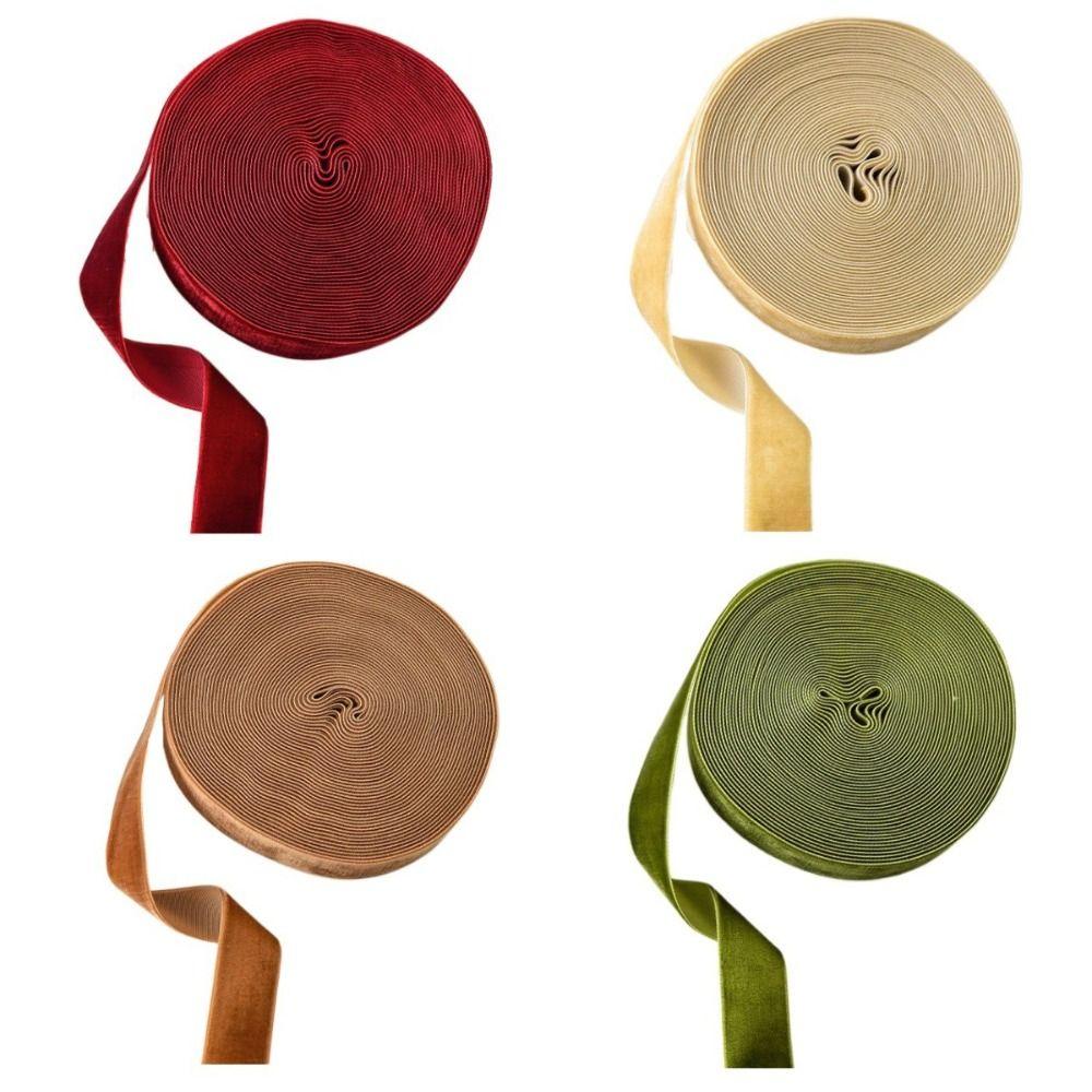 Бархатная ткань Рождественские украшения Лента 6/10 м Украшение для подвешивания на елку Рождественское украшение для дома/ улицы