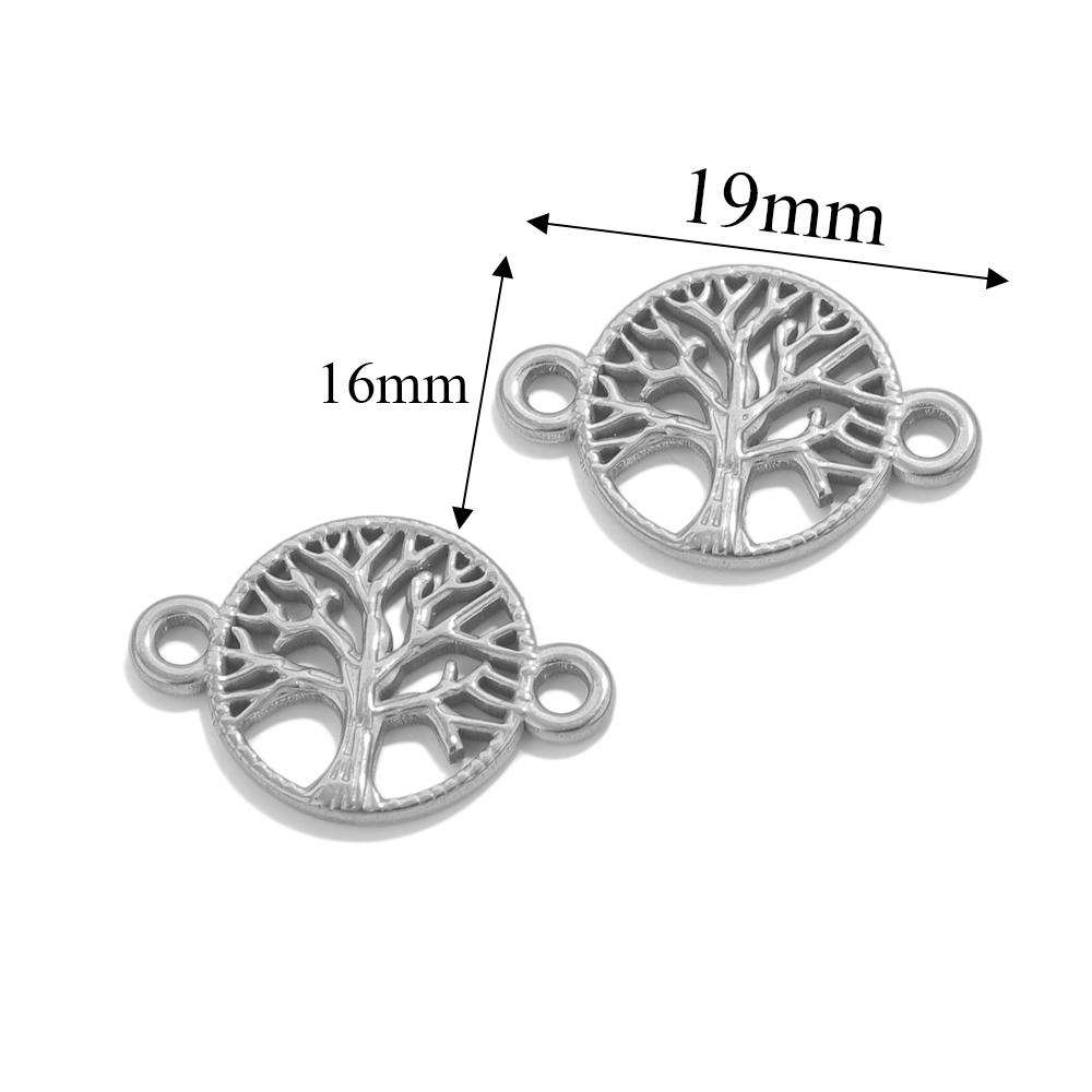 5 шт. Подвески-соединители из нержавеющей стали с двумя отверстиями для браслетов, ожерелий, изготовления ювелирных изделий, DIY, в виде сердца, банта, золотистые, коннекторы