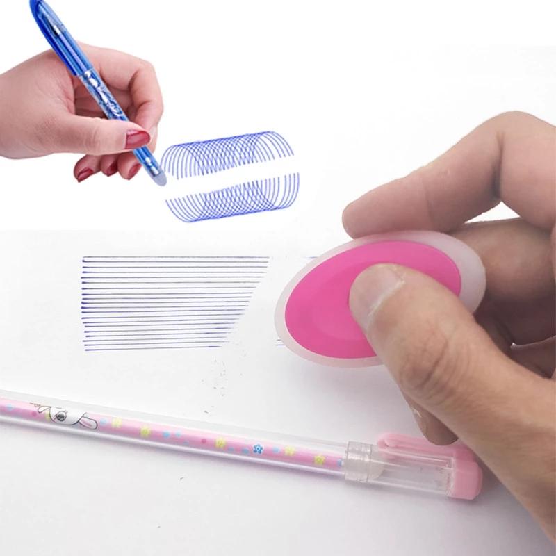100 шт./лот, стержни для стираемых гелевых ручек, синие 0,5 мм, стержень для гелевых чернил, моющаяся ручка, письменные принадлежности, канцелярские принадлежности, школьные принадлежности для гелевых ручек