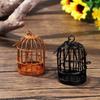 1:6 1:12 Doll House Hollow Iron Metal Bird Cage DIY Micro Landscape