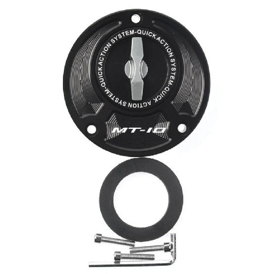 Aluminum Fast Gas Fuel Filler Cover Motorcycle Quick Open Tank Cap For Yamaha MT10 MT-10 MT10SP 2016-2025