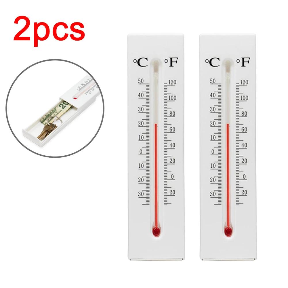 3-1pcs NEW Wall Hanging Thermometer with Box for Indoor Outdoor Home Garden Planting Humidity Temperature Meter Measurement Tool