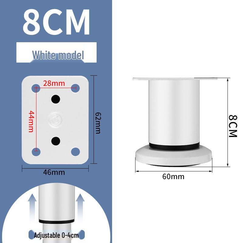 Регулируемые ножки из нержавеющей стали для дивана, тумбы под телевизор, журнального столика, шкафчика для ванной и кровати.