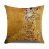 Linen Pillowcase Nordic Retro Van Gogh Oil Painting Watercolor Print Pillowcase New Home