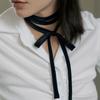 BB’DE SOLI’DE Choker Silk Scarf - Black