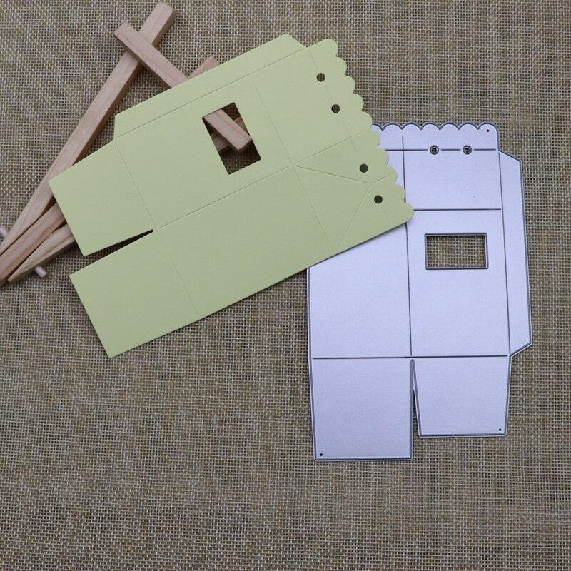 Подарочная коробка для конфет, металлические штампы, трафареты, сделай сам, скрапбукинг, альбом, тиснение, изготовление бумажных карточек своими руками