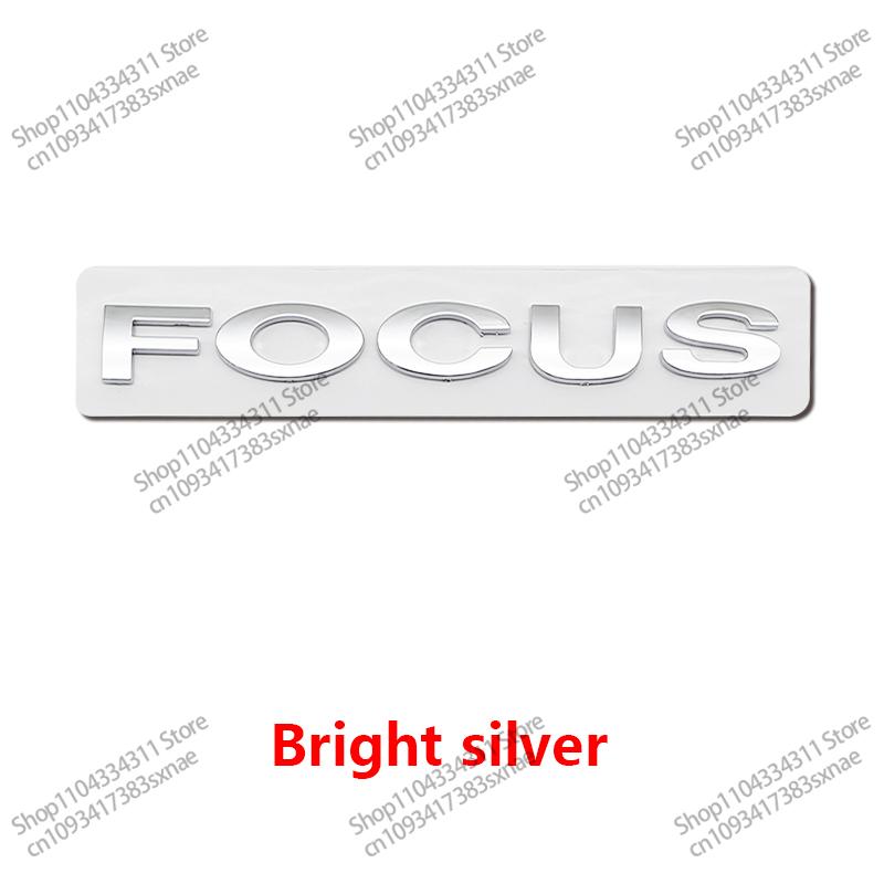 AJH1 1Pc 3D ABS Letter Rear Trunk Badge Emblem Replacement For Ford Focus MK3 MK4 MK6 MK7 Auto Tuning Exterior Styling Accessory