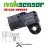 Датчик давления воздуха (MAP-сенсор) для Chevry Chevrolet Cruze Sonic 1.4L Vauxhall Opel Astra ignia 1.3 1.4 1.7 2.0 0281006076 1235029 55568175