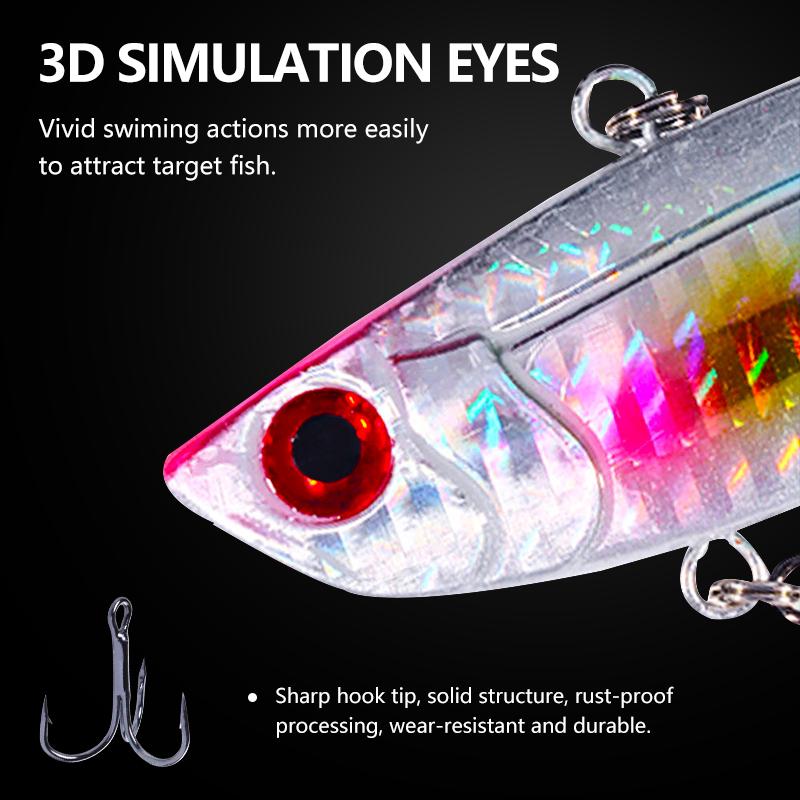 HENGJIA Зимняя морская плавающая приманка для рыбалки, 1 шт., 9 см, 28 г, жесткая приманка, воблер, воблер, рыболовные снасти