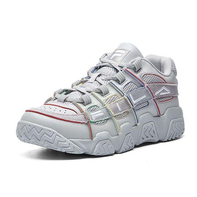 FILA Heritage Серия Fht Универсальные Удобные Низкие Ретро Баскетбольные Кроссовки Женские кроссовки Day-Rock-Gray T12W031205FLG
