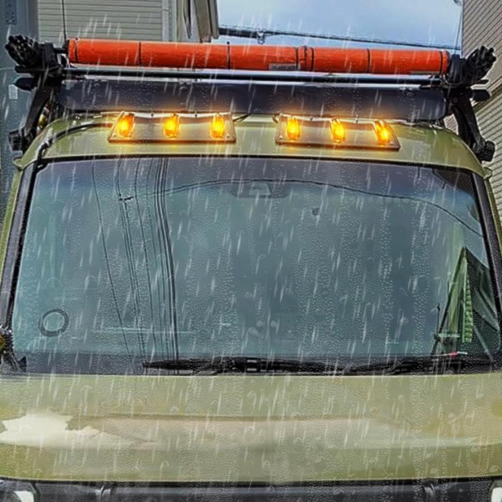 Aoling Светодиодный габаритный фонарь на крышу 12 В Габаритный фонарь на крышу автомобиля Водонепроницаемый Высокопроизводительный Габаритный фонарь на крышу грузовика 15442 Линза 5050 Белый T10 Светодиод 5 шт. + [Б/У]