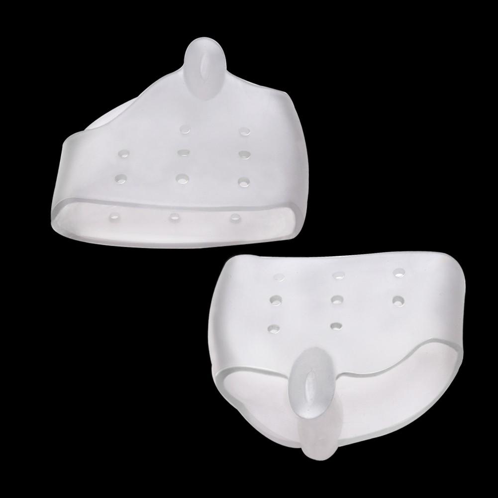 Гелевой разделитель пальцев ног и корректор бурсита стопы с плюсневыми подушечками Подушечки для передней части стопы предотвращают появление мозолей Пара