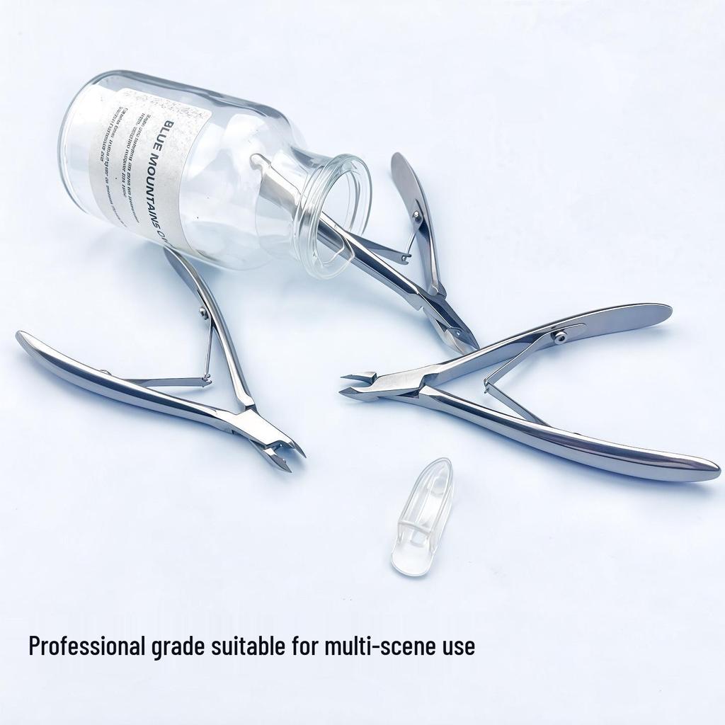 Yixiu Профессиональные кусачки для кутикулы: Острый нержавеющий металл 3 мм, ручка с зеркальной полировкой, легкий срез для маникюра.